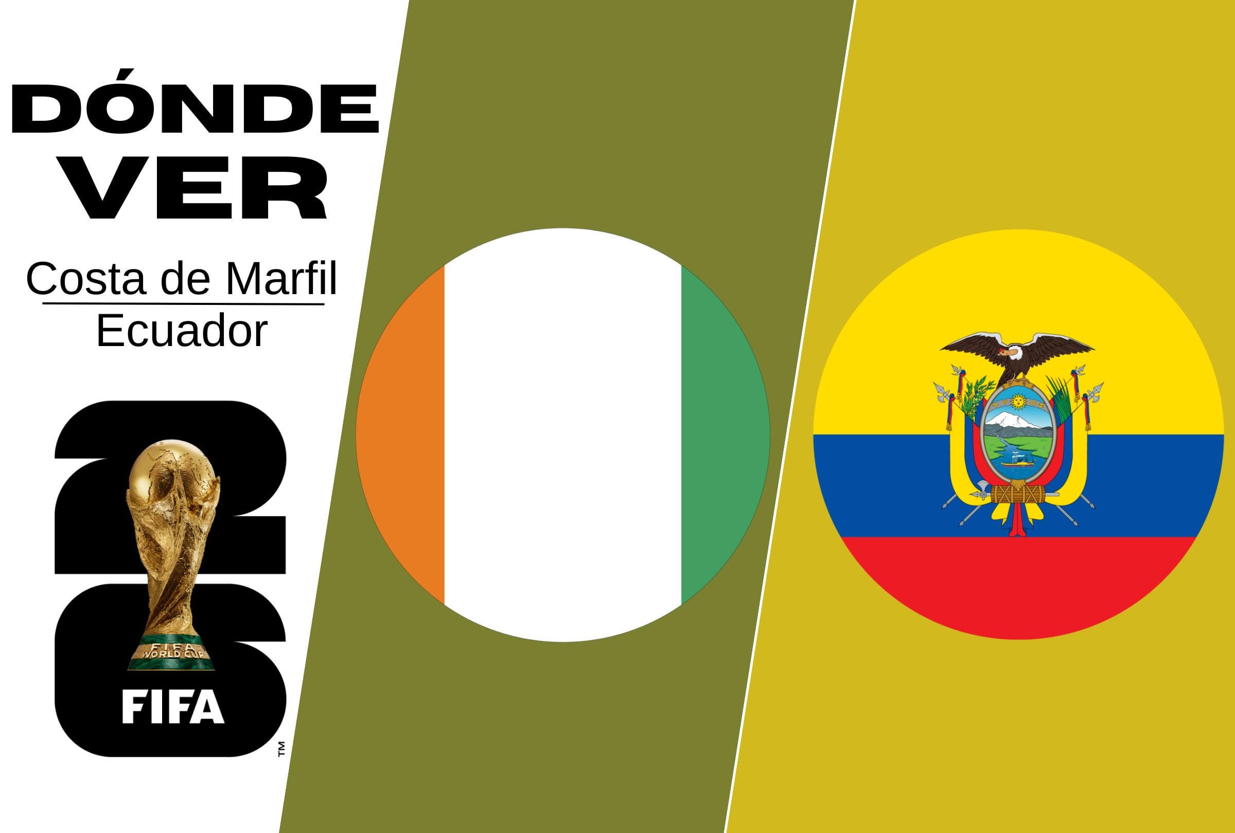 ¿En qué canal ver el Costa de Marfil vs. Ecuador EN VIVO hoy por el Mundial de Fútbol 2026 en Texas, California y Florida? Canales TV en Estados Unidos