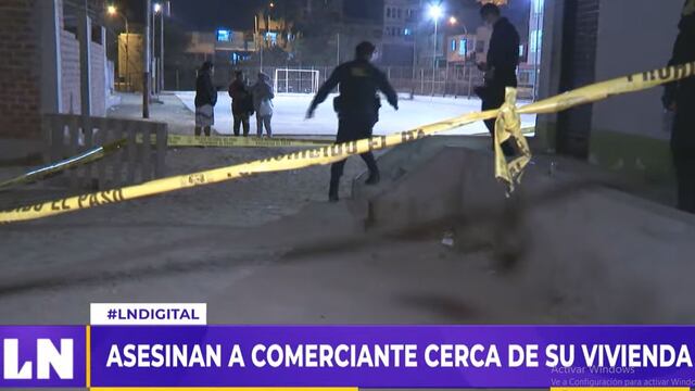 San Juan de Lurigancho: comerciante fue asesinado por sicarios en el frontis de su casa