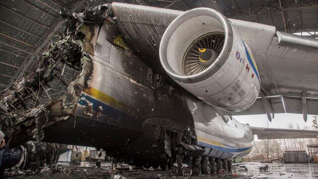 El plan de Ucrania para reconstruir el An-225, el avión más grande del mundo que fue destruido por Rusia