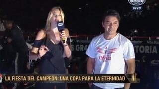 Marcelo Gallardo y Alina Moine: la celebración 'Monumental' que los juntó en el campo de River | VIDEO