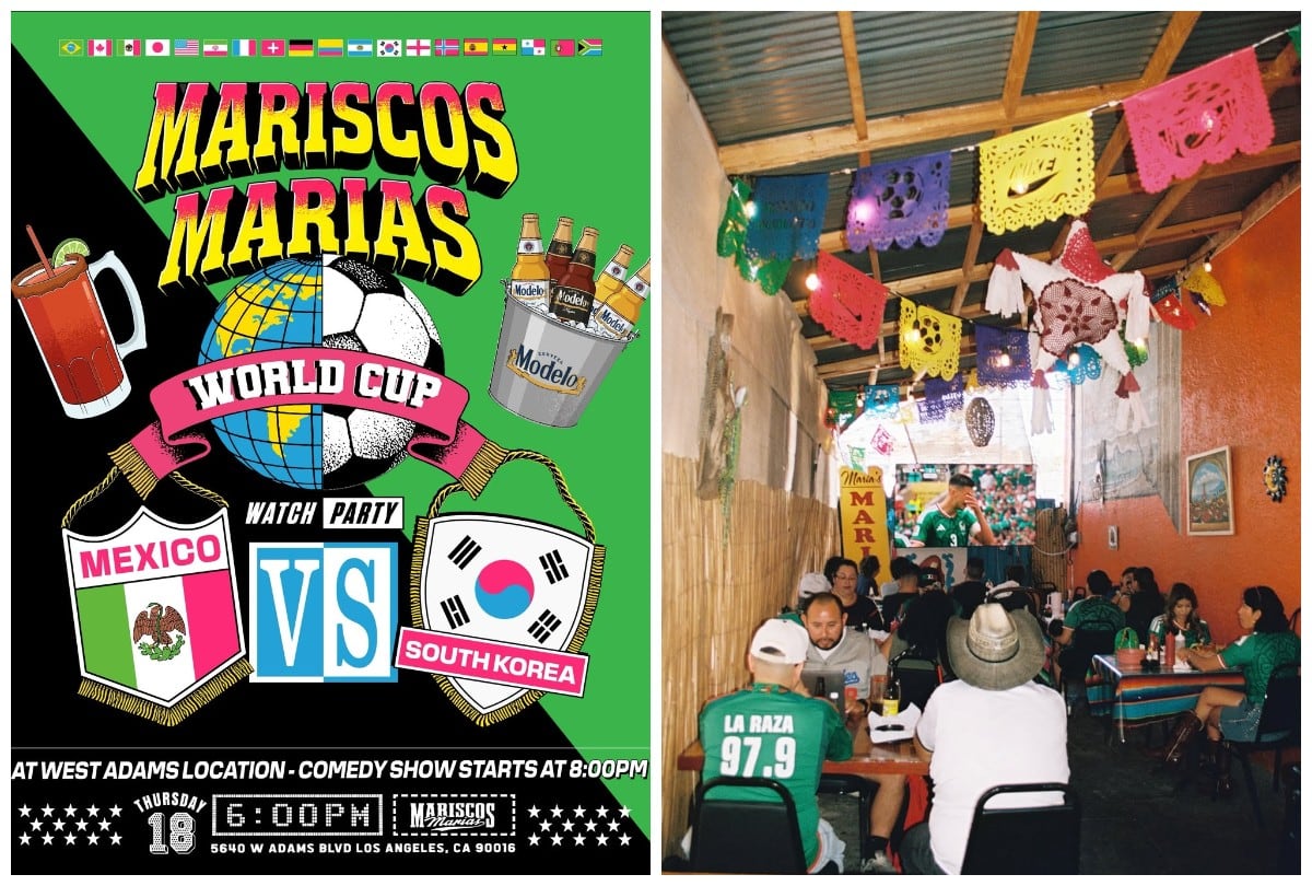 Miles de aficionados se reunirán para ver México vs. Corea del Sur en pantallas gigantes instaladas para el Mundial 2026. | Crédito: Instagram @mariscosmarias