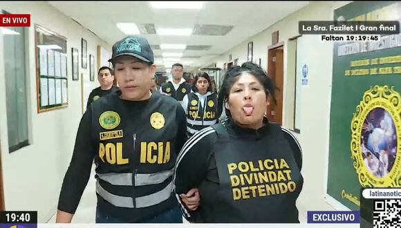 La Policía indicó que Doris Venegas Ángeles registra más de 40 denuncias por extorsión, receptación y microcomercialización de droga. (Foto: Latina)