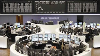 Bolsas de Europa anotaron pérdidas al finalizar la semana