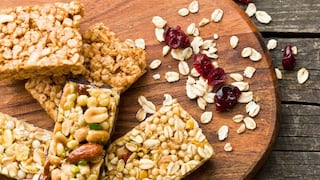 Snack saludable: aprende a preparar una rica y nutritiva barra energética