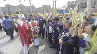 Semana Santa: fieles llegaron a la Catedral de Lima para celebrar Domingo de Ramos | FOTOS
