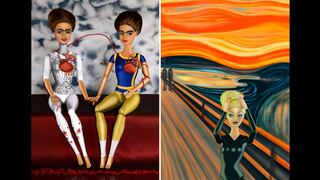 Artista recrea pinturas famosas con muñecas Barbie [GALERÍA]