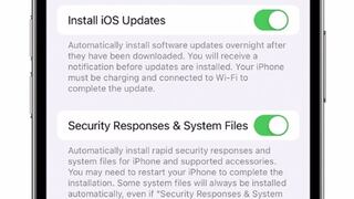 Apple permitirá a los usuarios desinstalar las respuestas rápidas de seguridad de iOS 16
