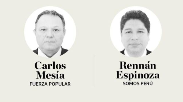 Elecciones 2020: Carlos Mesía y Rennán Espinoza debatieron en El Comercio