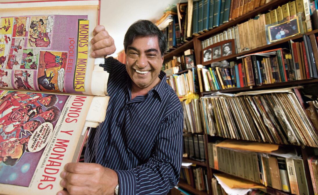 Nicolás Yerovi es un referente del humor político en el Perú. Es famoso su trabajo en "Monos y monadas", emblemática publicación periodística. (Foto: Juan Ponce Valenzuela)