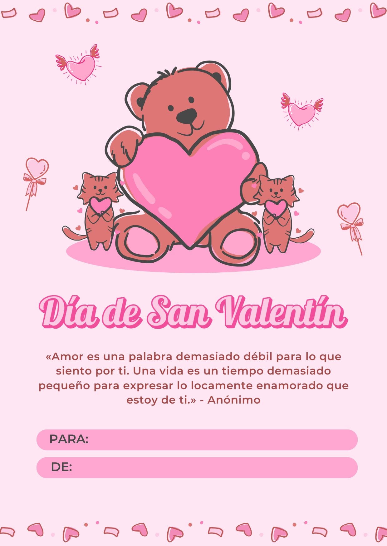 «Amor es una palabra demasiado débil para lo que siento por ti. Una vida es un tiempo demasiado pequeño para expresar lo locamente enamorado que estoy de ti.» - Anónimo. | Crédito: Canva / Composición Mag