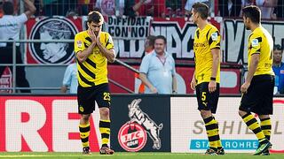Dortmund perdió 2-1 ante Colonia aunque recuperó a Gündogan