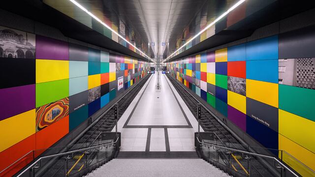 Recorre estas coloridas estaciones de trenes en Munich