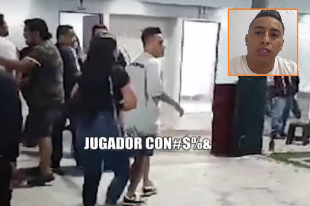 Christian Cueva estuvo en inauguración de loza deportiva en Huanchaco. Captura Magaly TV