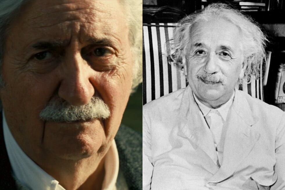 El actor Tom Conti tuvo la responsabilidad de interpretar al físico Albert Einstein, conocido por su Teoría de la Relatividad. Justamente, su trabajo aportó a lo que resultaría ser la bomba atómica. (Foto: Universal Pictures/AFP)
