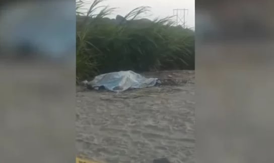 Un cuerpo descuartizado y calcinado fue encontrado en un área agrícola. Foto: captura/América Noticias