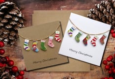 11 TARJETAS navideñas hechas a mano para opción de regalo en Navidad 2025