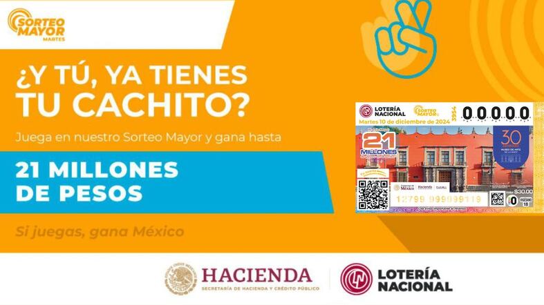 Resultados Sorteo Mayor 3954: números ganadores de la Lotería Nacional del martes 10 de diciembre