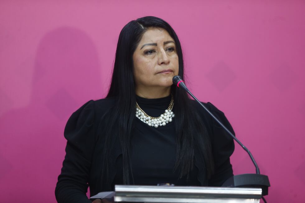 Ministra de Economía y Finanzas, Denisse Azucena Miralles Miralles.
Fotos: Mario Zapata N. / @photo.gec