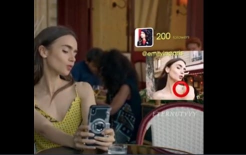 El error de escena de “Emily en París” que nadie notó (Foto: Netflix)
