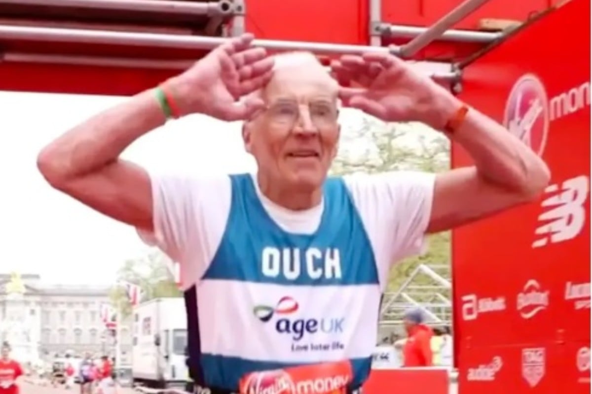 HISTORIA VIRAL: hombre de 93 años comparte sus consejos para mantenerse activo a su edad. (Foto: @londonmarathon)