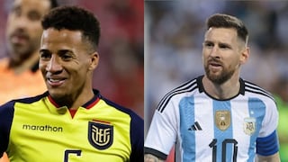 Byron Castillo no ve a Messi ganando el Mundial: “Primero tiene que disputar la final con Ecuador”