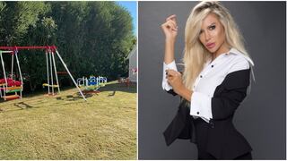 Instagram: Luciana Salazar le construyó un parque de juegos a su hija para que pase la cuarentena | FOTOS