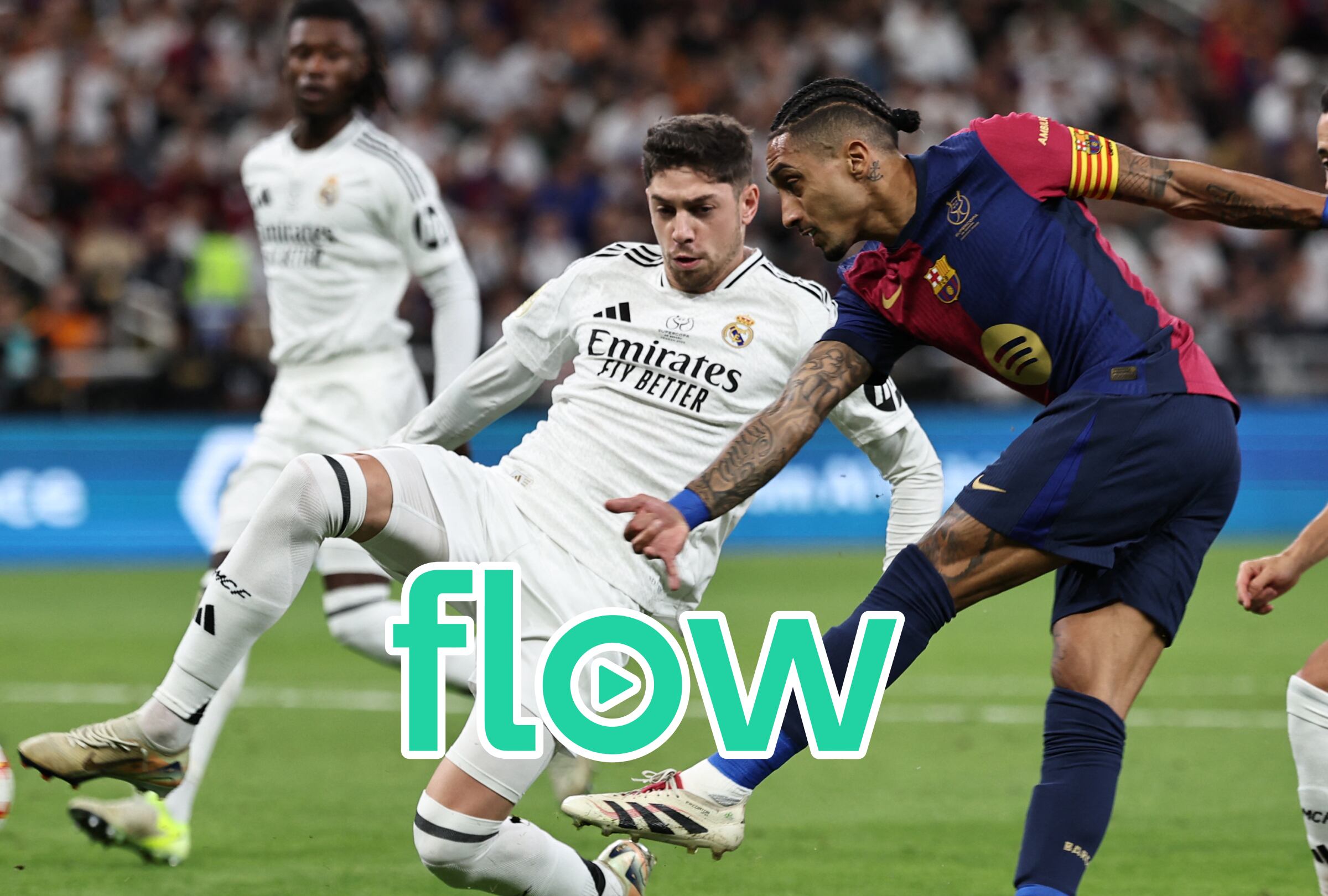 Cobertura oficial del Canal Eventos HD de Flow y Personal Flow para mirar el partido entre FC Barcelona y Real Madrid este sábado 26 de abril por la final de la Copa del Rey 2025 desde Argentina, Paraguay y Uruguay (Foto: AFP)