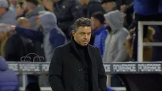 Euforia para Vélez, sufrimiento para Gallardo: así se vivió el gol agónico de Osorio a River a ras de cancha | VIDEO
