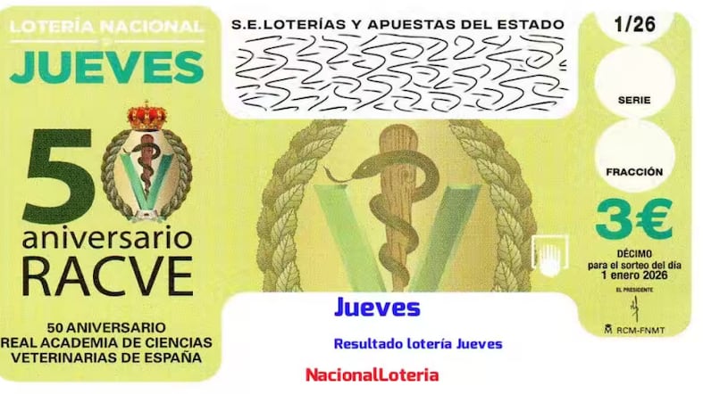 Resultados de la Lotería Nacional de España: números ganadores y décimos del jueves 1 de enero