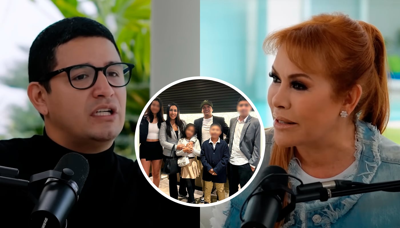 Estas son las carreras que quieren estudiar los hijos de Reimond Manco: esto fue lo que contó en podcast de Magaly Medina | Composición EC: YouTube / Instagram