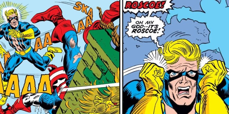 Steve Rogers encuentra a Roscoe Simons (Foto: Marvel Comics)