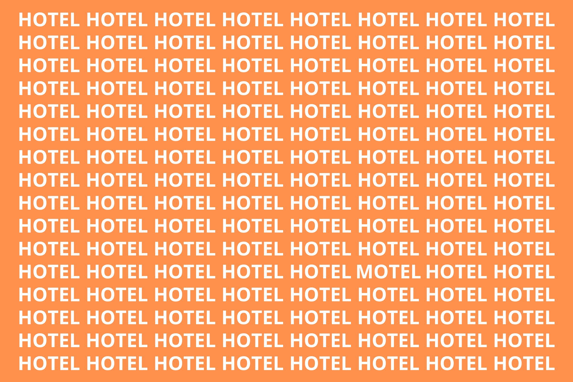 Reto visual: ¿Serás capaz de encontrar la palabra diferente antes de que se acabe el tiempo? (Crédito: Mag)