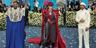 Bajo la temática “Superfine: Tailoring Black Style”, la exposición de este año explora el dandismo negro, indagando en la historia y evolución de la moda masculina afroamericana, desde la época de la esclavitud hasta las grandes estrellas del cine y el deporte en la actualidad. La cita estuvo llena de sorpresas, desde el anuncio del tercer embarazo de Rihanna hasta los estilismos destacados de nombres como Teyana Taylor o Joey King. (Fotos: Redes sociales).