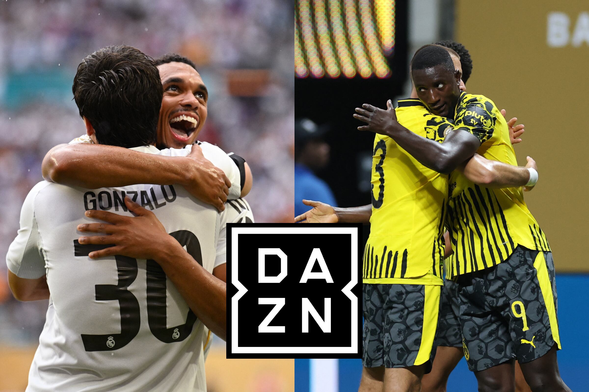 Transmisión de DAZN para seguir el partido de Borussia Dortmund vs. Real Madrid, por los cuartos de final del Mundial de Clubes 2025. (Fotos: AFP / Composición MAG)