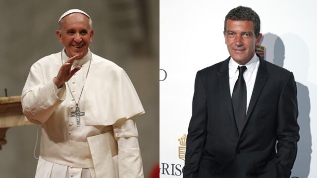 Antonio Banderas le daría vida al Papa Francisco en el cine