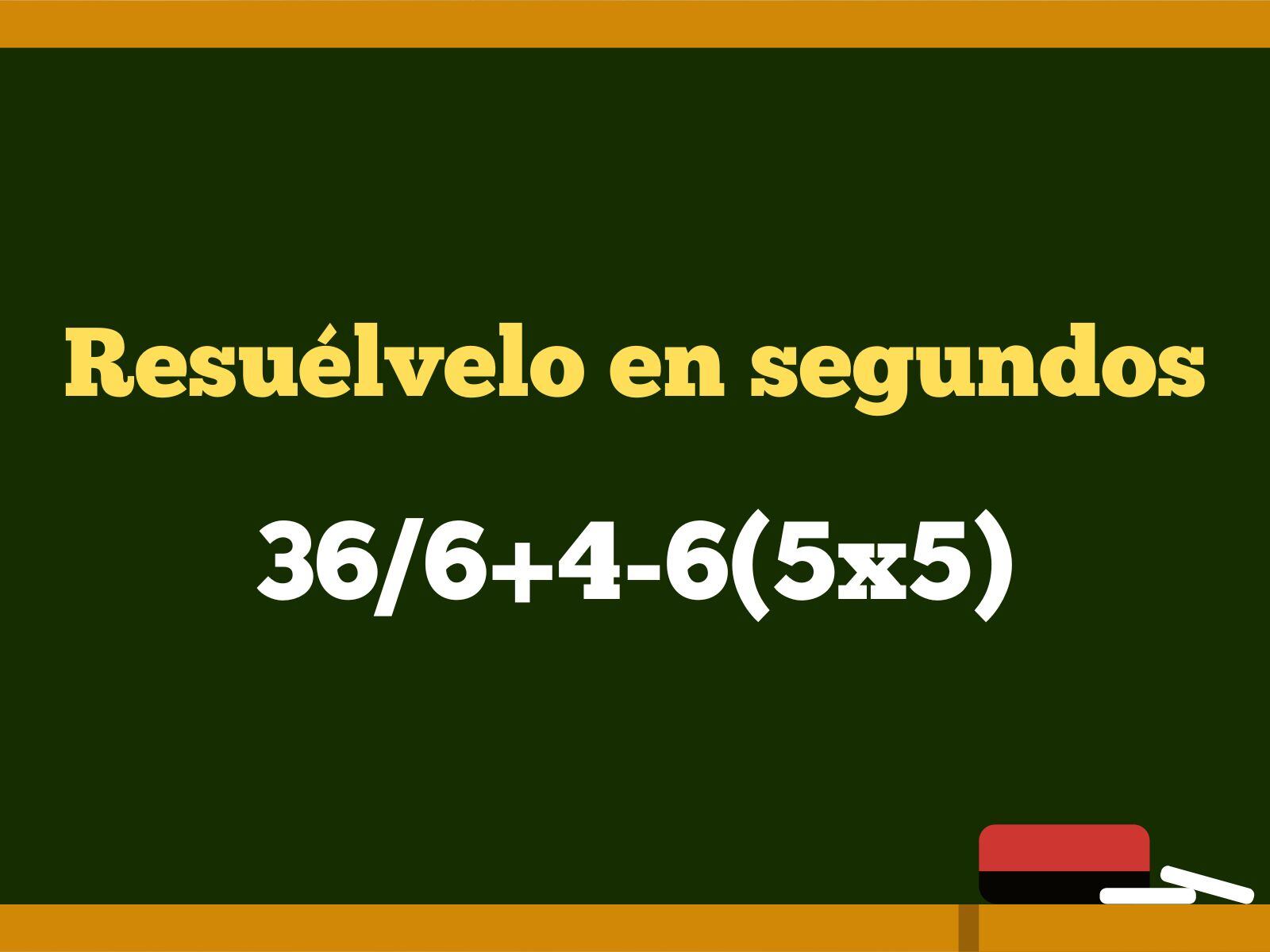 Reto matemático: Tienes una oportunidad para desarrollar correctamente este enunciado numérico. (Creación: Mag)