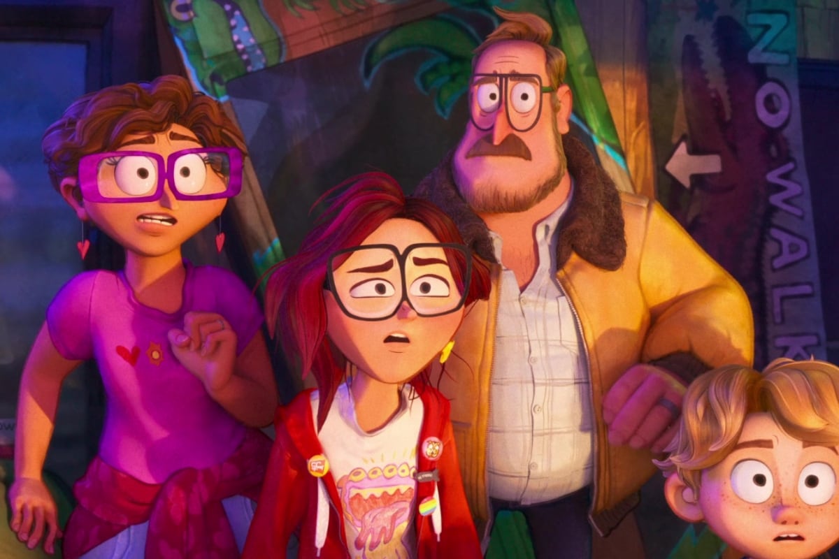 Los protagonistas de la cinta animada sorprendidos (Foto: Sony Pictures Animation)