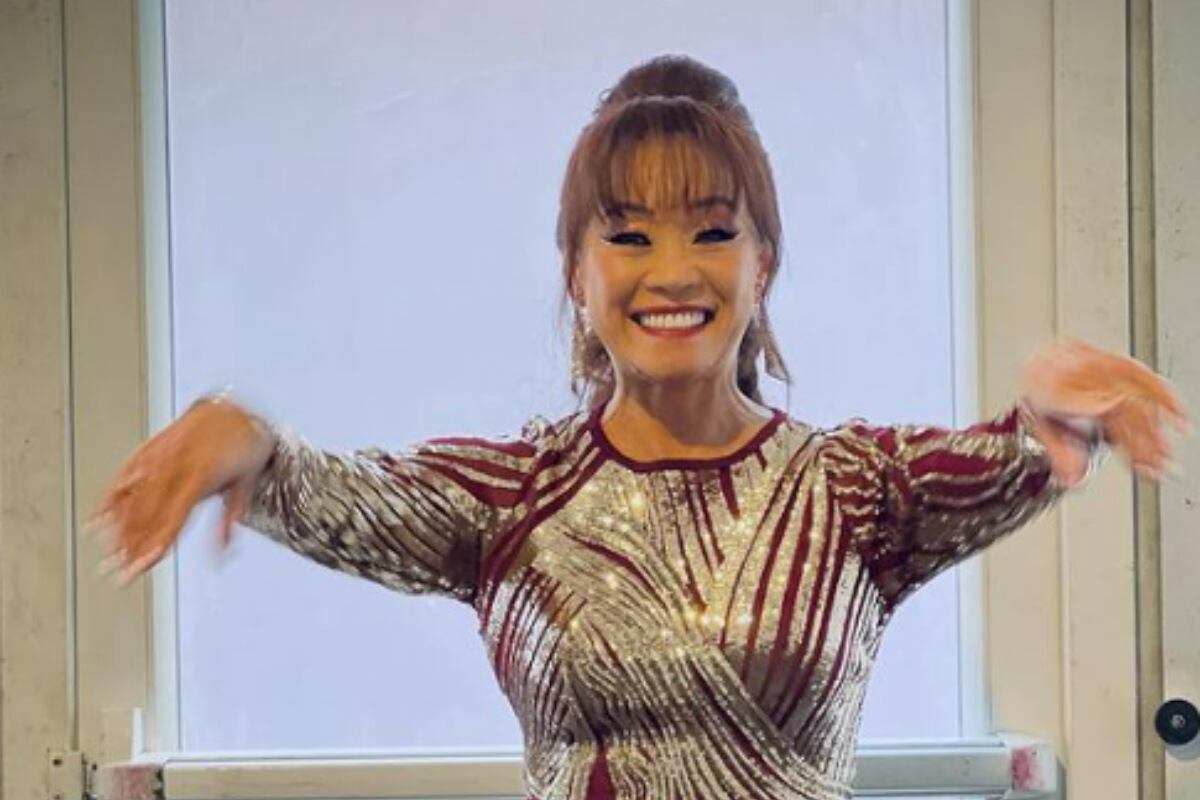 Mimy Succar se mostró muy contenta por participar en los Grammys junto a su familia. (Foto: Redes sociales)