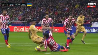 ¿Fue penal? Polémica en el Barcelona vs. Atlético de Madrid por mano de Savic | VIDEO