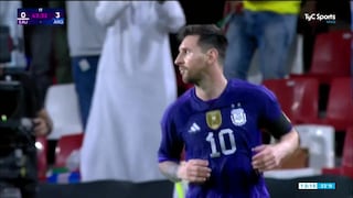 Golazo de Messi: el astro argentino no perdonó y marcó el 4-0 de la ‘Albiceleste’ sobre EAU