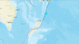 Un terremoto de magnitud 7,0 sacude las aguas del norte de Nueva Zelanda