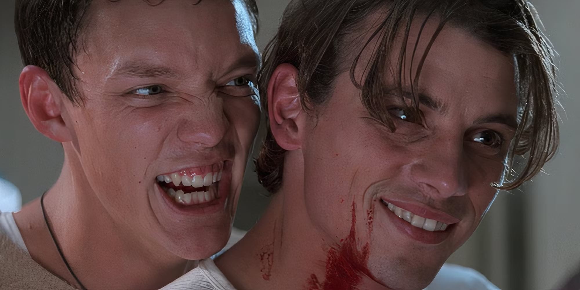 Matthew Lillard como Stu Macher y Skeet Ulrich como Billy Loomis en una escena de la primera película de "Scream" (Foto: Dimension Films)