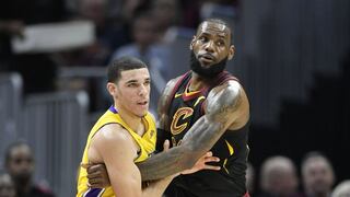 Cavaliers derrotaron 121-112 a los Lakers por la NBA 2017-2018