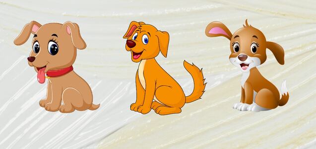 Si quieres confirmar si eres una persona mentirosa, elige uno de los tres perros