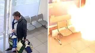 Un cliente se salvó por segundos de una explosión letal en una lavandería en España | VIDEO 