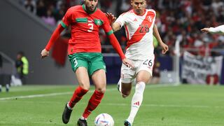 Resumen del partido entre Perú vs. Marruecos en España