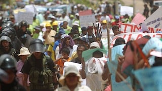 Veinte heridos dejó choque entre policías y mineros en Mazuco