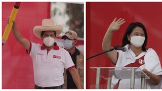 Pedro Castillo y Keiko Fujimori: la ruta de los candidatos en segunda vuelta