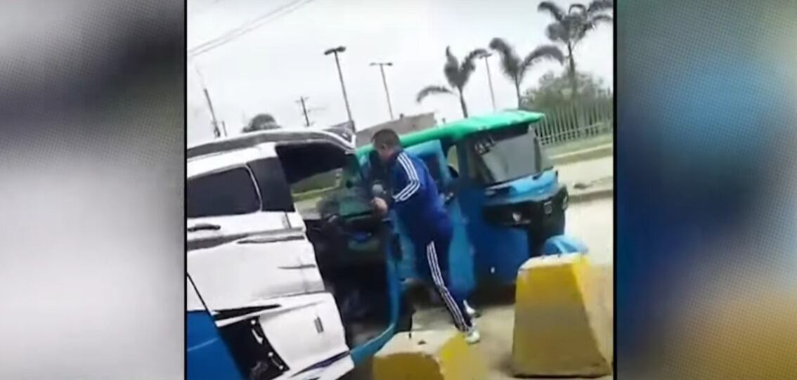 VES: mototaxista es perseguido por policía de civil armado en mercado Unicachi.