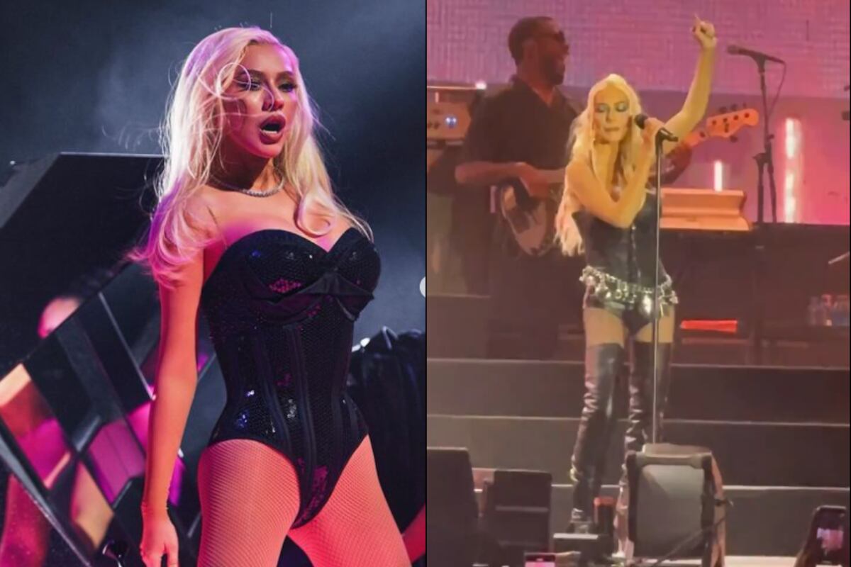 Christina Aguilera se presentó en la Feria de San Marcos de México para un show gratuito. (Foto: Instagram/xtina | X/@XtinaHQ).